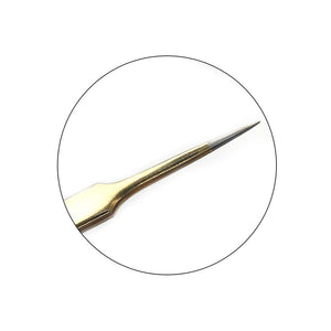 Gold Straight Tweezer - TW001G - Minkys
